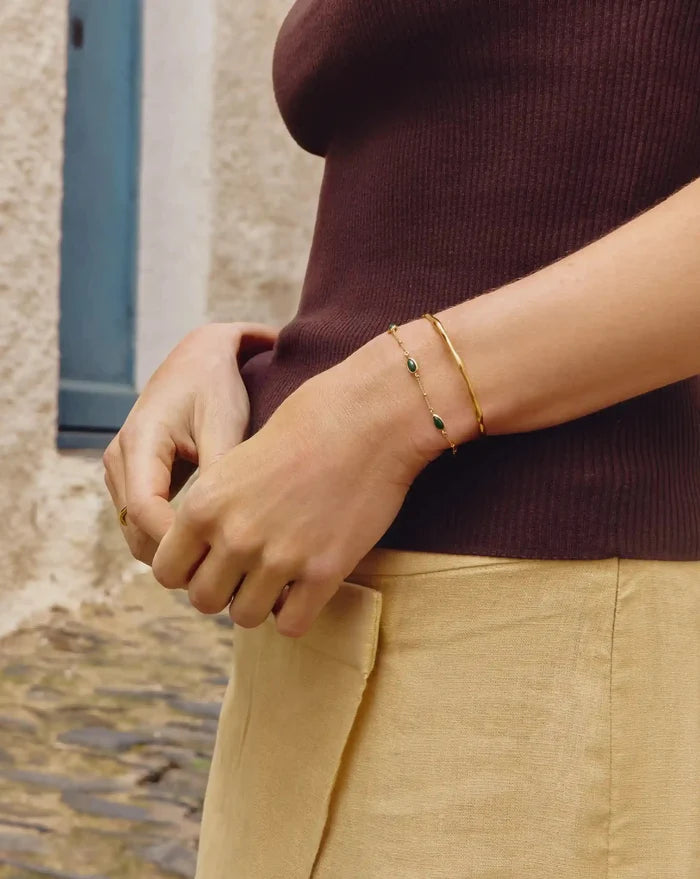 Molten Cuff Bracelet | 18ct Gold Plated Bracelets Missoma