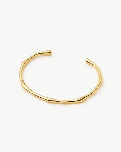 Molten Cuff Bracelet | 18ct Gold Plated Bracelets Missoma