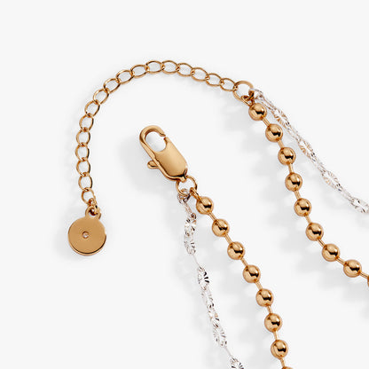 Moon Magic 2 Row Charm Bracelet