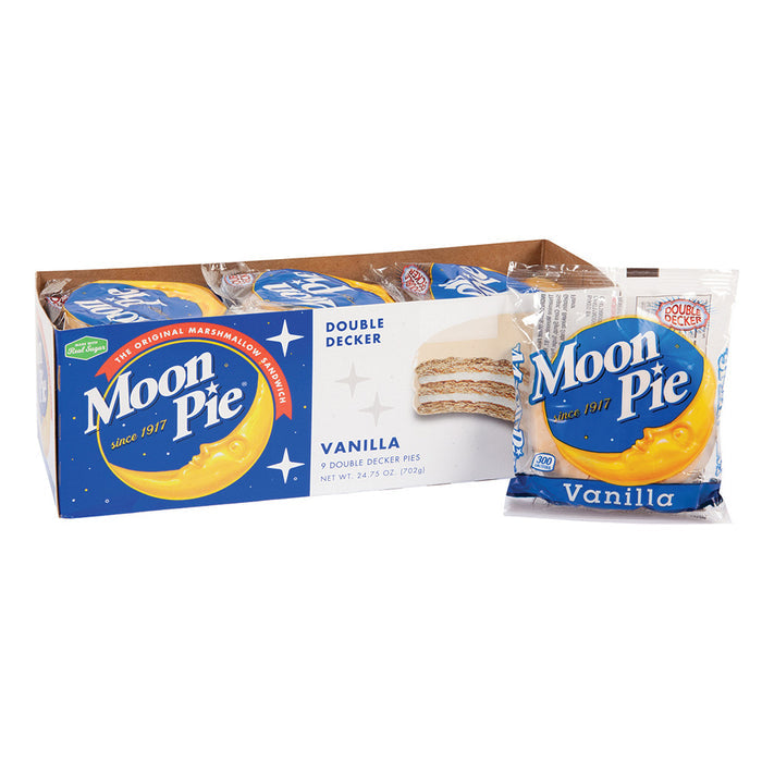 Moon Pie Double Decker Vanilla Candy Bar - 9 Count