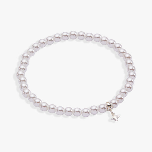 Pearl Beaded Stretch Bracelet