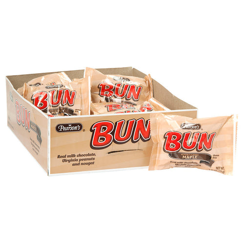 Pearson's Maple Bun Candy Bars - 24 Count