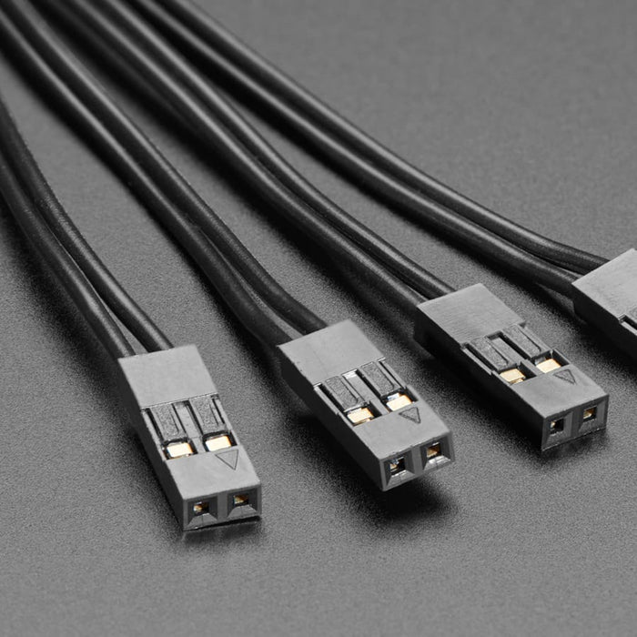Pig-Tail Cables - 0.1" 2-pin - 4 Pack by Adafruit - The Pi Hut