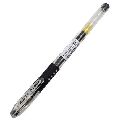 Pilot G-1 Grip Pen, Black, Medium 0.7mm - 4902505158834 Pie's Variety Store