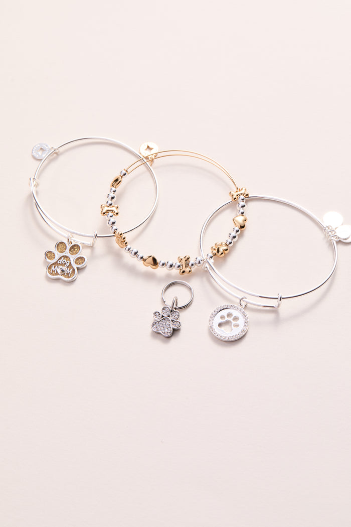 Puppy Love Beaded Bangle