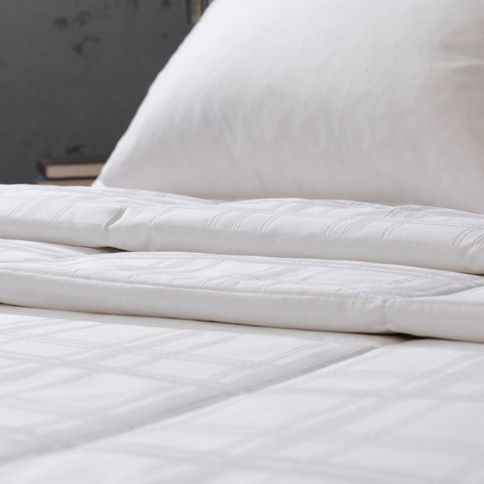 QEHOME Contessa Mulberry Silk Duvet King