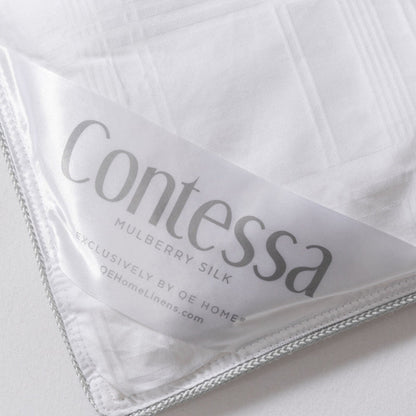 QEHOME Contessa Mulberry Silk Duvet King