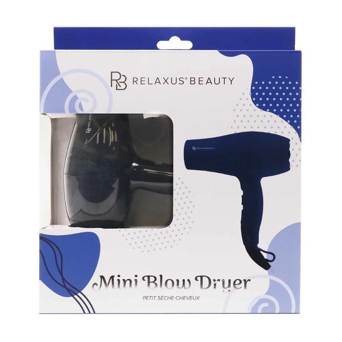 RELAXUS 544451 Oxford Blue Travel Blow Dryer
