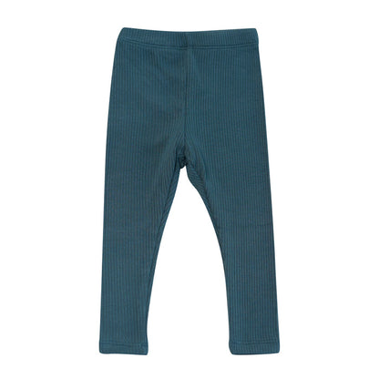 Product photo of the Ribbed Leggings in Atlantic