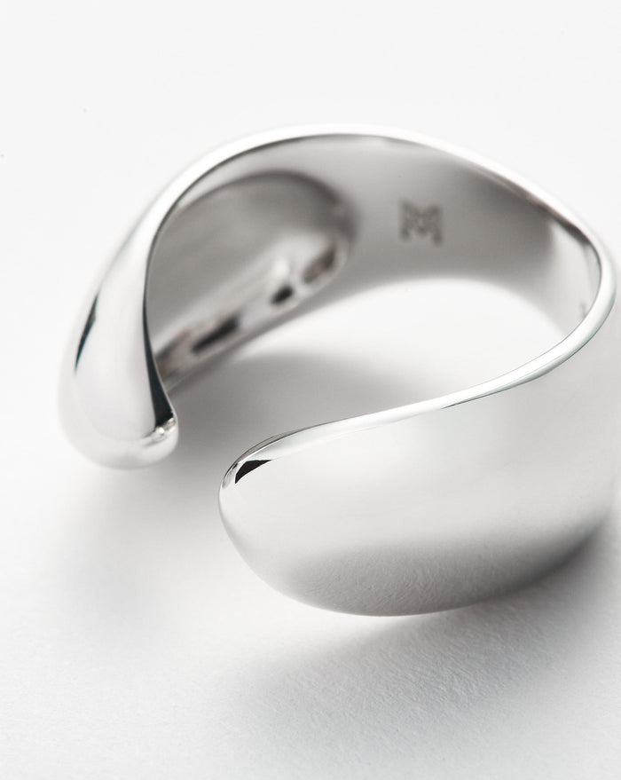Savi Sculptural Open Stacking Ring | Sterling Silver Rings Missoma