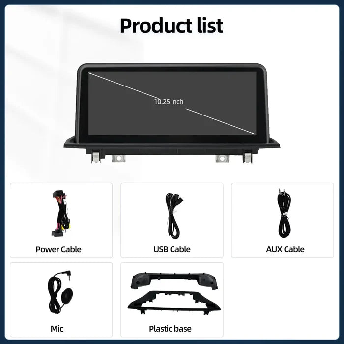 SCUMAXCON Linux System High-end For BMW X1 X2 F48 F49 F39 NBT Multimedia Video Player Wireless Carplay AndroidAuto BT Navigation Monitor