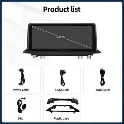 SCUMAXCON Linux System High-end For BMW X1 X2 F48 F49 F39 NBT Multimedia Video Player Wireless Carplay AndroidAuto BT Navigation Monitor