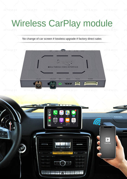 SCUMAXCON wireless carplay module box for Focus/Mondeo/Taurus/Explorer/Escape/Edge/F150/Lincoln MKC/Mustang