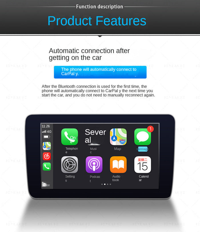 SCUMAXCON wireless carplay module box for Focus/Mondeo/Taurus/Explorer/Escape/Edge/F150/Lincoln MKC/Mustang