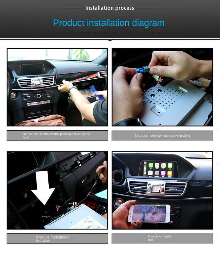 SCUMAXCON wireless carplay module box for Focus/Mondeo/Taurus/Explorer/Escape/Edge/F150/Lincoln MKC/Mustang