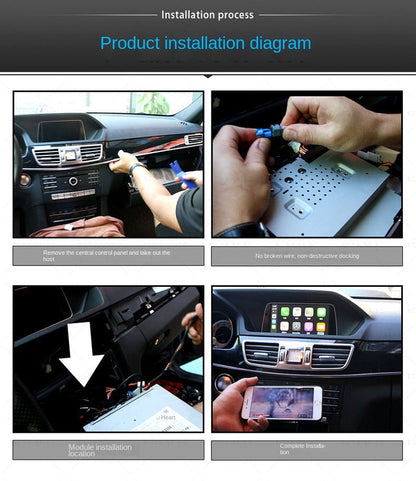 SCUMAXCON wireless carplay module box for Focus/Mondeo/Taurus/Explorer/Escape/Edge/F150/Lincoln MKC/Mustang