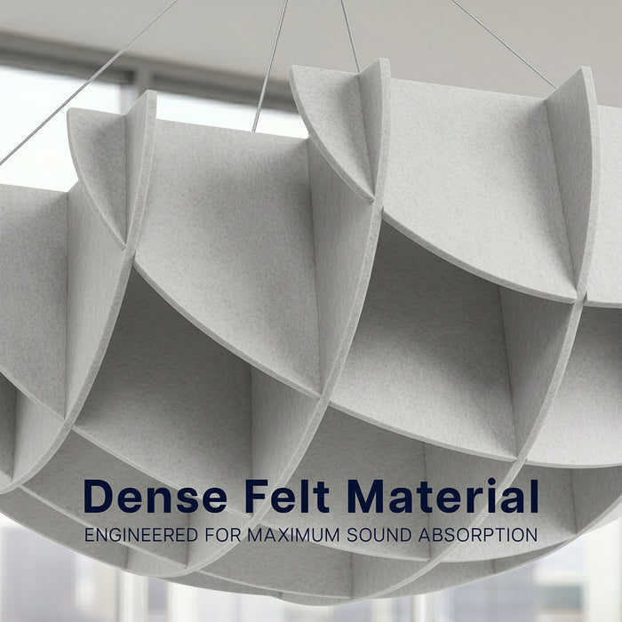 Semi Circle Acoustic Ceiling Panel