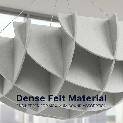 Semi Circle Acoustic Ceiling Panel