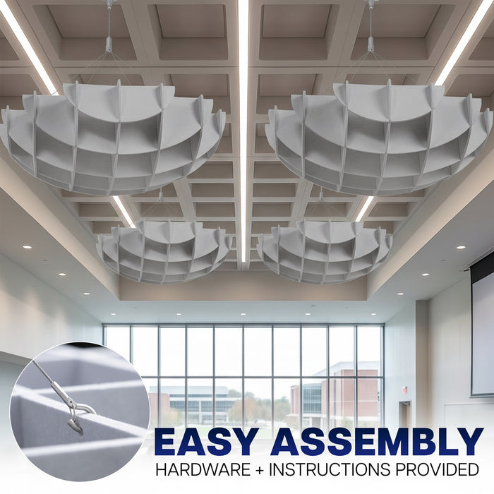 Semi Circle Acoustic Ceiling Panel
