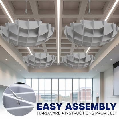Semi Circle Acoustic Ceiling Panel
