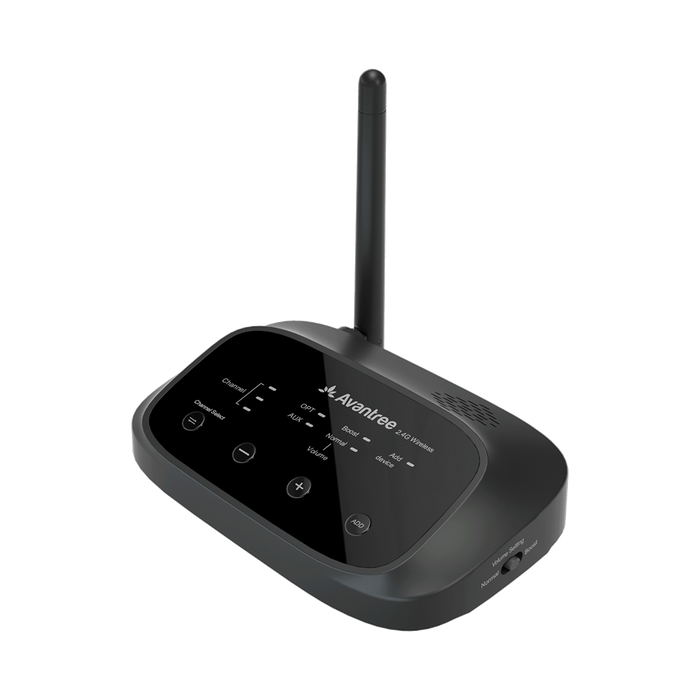 Shift Wireless Multi-Channel Switchable Wireless TV headphone Set. No Audio delay, up to 100ft