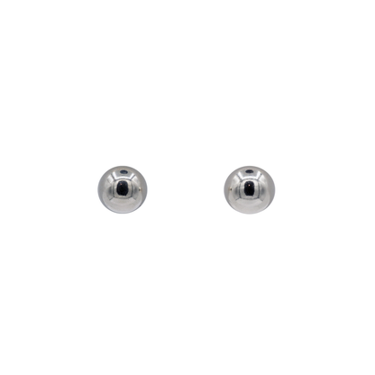 Silver Ball Earrings