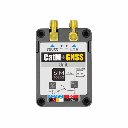 SIM7080G CAT-M/NB-IoT+GNSS Unit with Telec Antenna - m5stack-store
