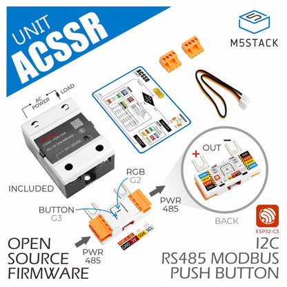 Single-phase AC SSR Unit (CDG1-1DA-10A) - m5stack-store