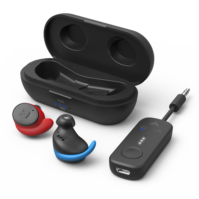 Sky Ace Travel Earbuds with Adapter Set for Airplane, inflight entertainment, Nintendo, PS5, gym equipment, and AUX devices.
