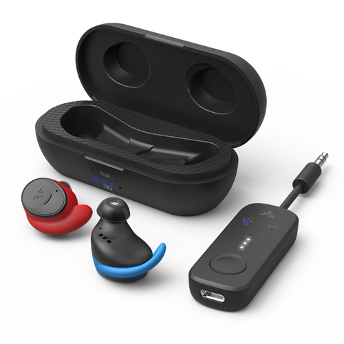 Sky Ace Travel Earbuds with Adapter Set for Airplane, inflight entertainment, Nintendo, PS5, gym equipment, and AUX devices.