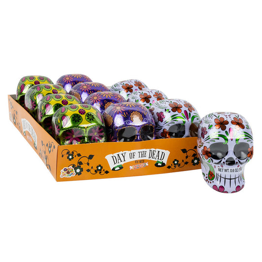 Smarties Day Of The Dead Candy Tin - 24 Count