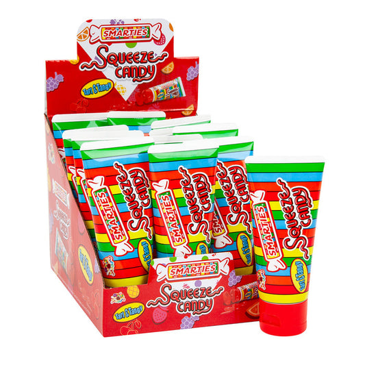 Smarties Squeeze Candy Tube - 12 Count