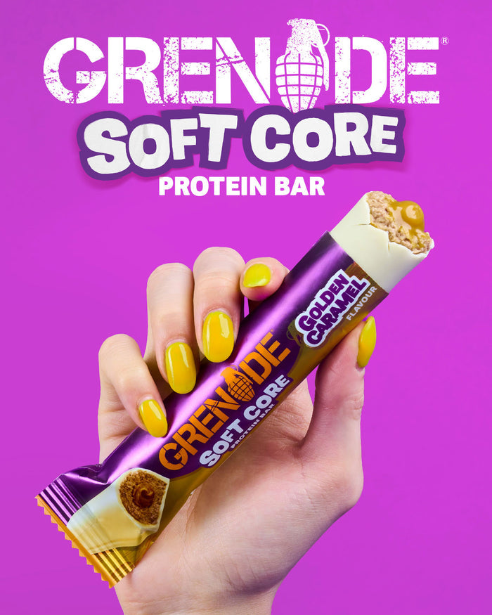 Soft Core Golden Caramel Protein Bar