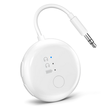 SoundJet R1 Airplane Bluetooth Adapter for Headphone and Airpods wtih 3.5 mm AUX plug