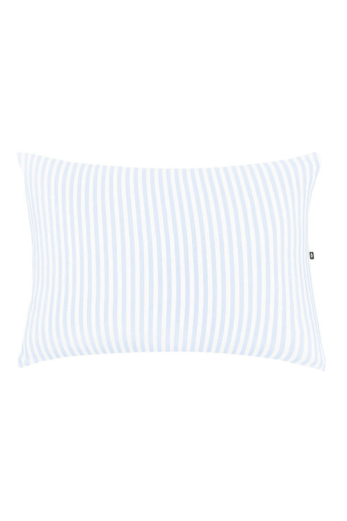 Product photo of the front of Standard Pillowcase in Small Mist Stripe