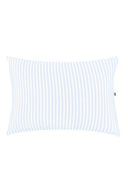 Product photo of the front of Standard Pillowcase in Small Mist Stripe