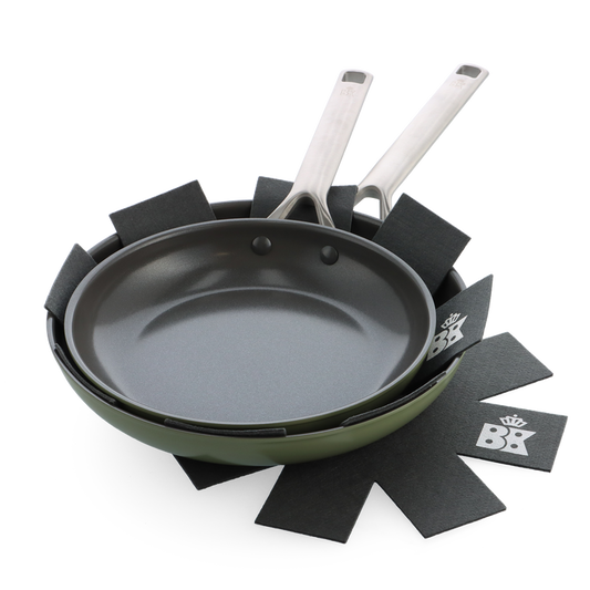 Sublime 2-delige koekenpannenset Olive Green 24 cm + 28 cm