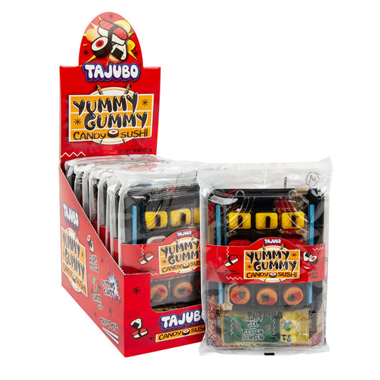 Tajubo Yummy Gummy Candy Sushi Tray - 10 Count