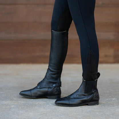The Hinterland TuffRider Ladies Convertible Boot — Wears as a Paddock or Tall Boot (Gaiters Sold Separately)