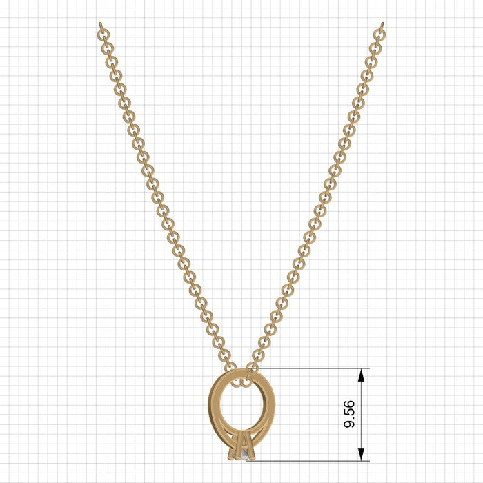 The Little Love Ring Necklace
