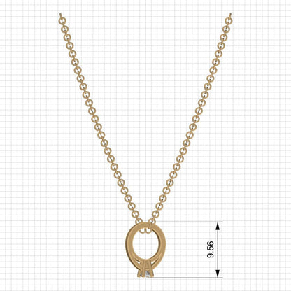 The Little Love Ring Necklace