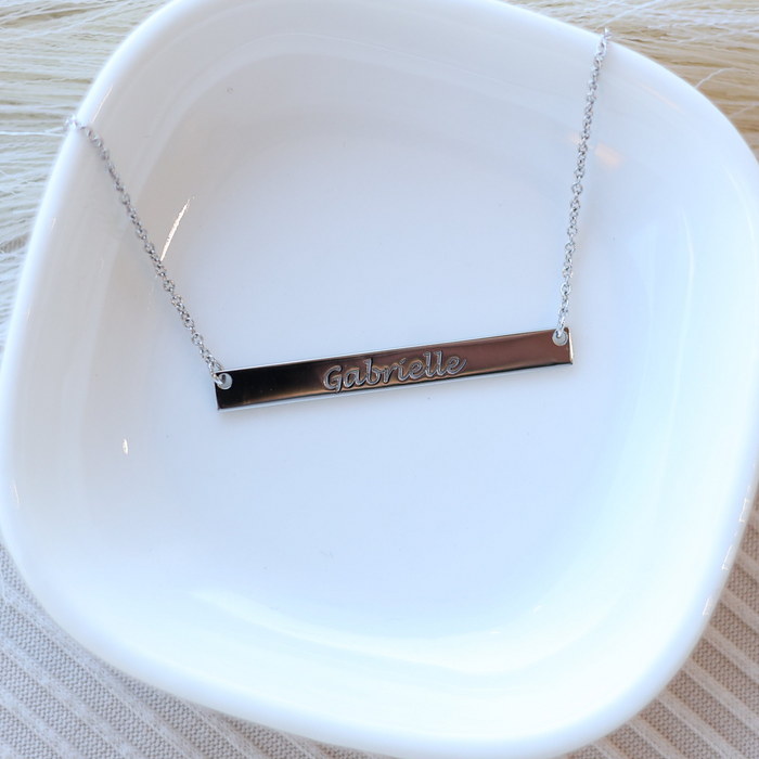 The "Love Lines" Bar Necklace