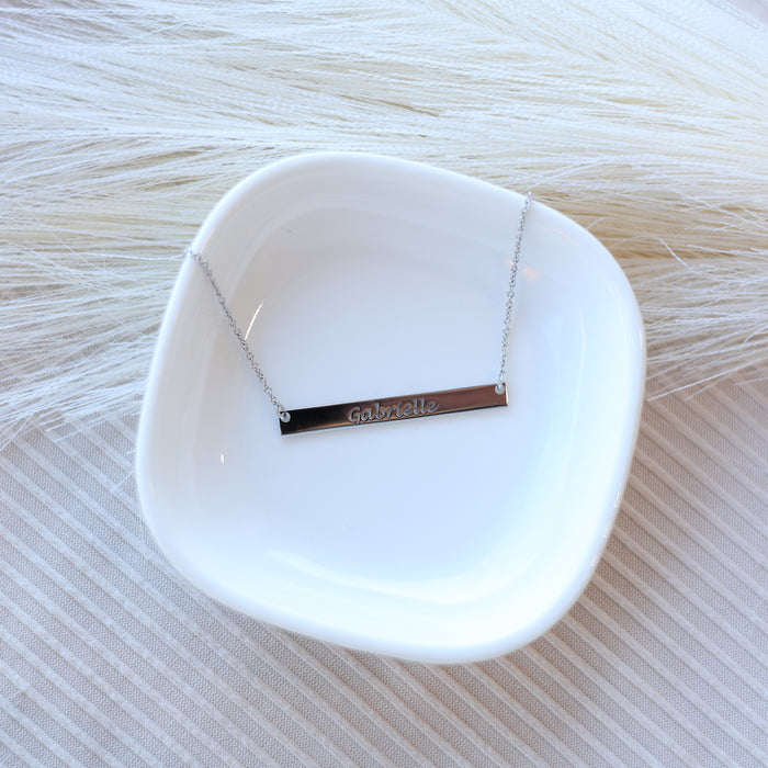 The "Love Lines" Bar Necklace