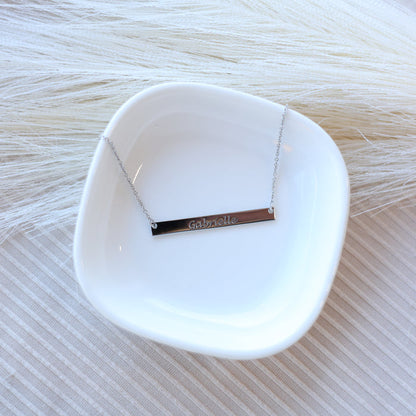 The "Love Lines" Bar Necklace