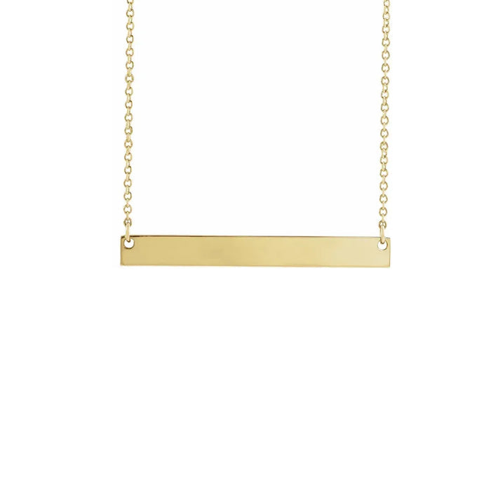 The "Love Lines" Bar Necklace