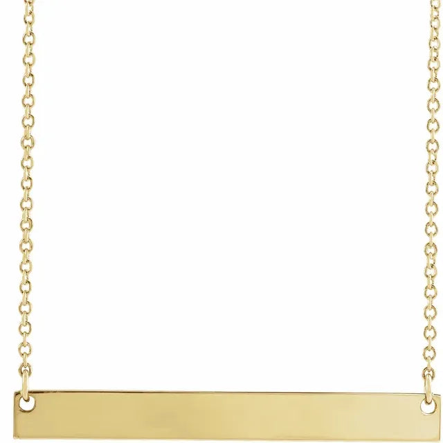 The "Love Lines" Bar Necklace