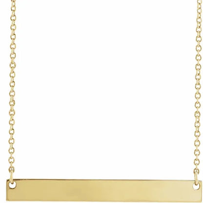 The "Love Lines" Bar Necklace