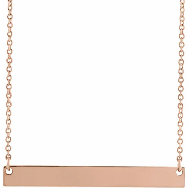 The "Love Lines" Bar Necklace