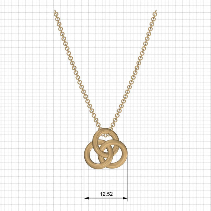 Trinity Circle Necklace