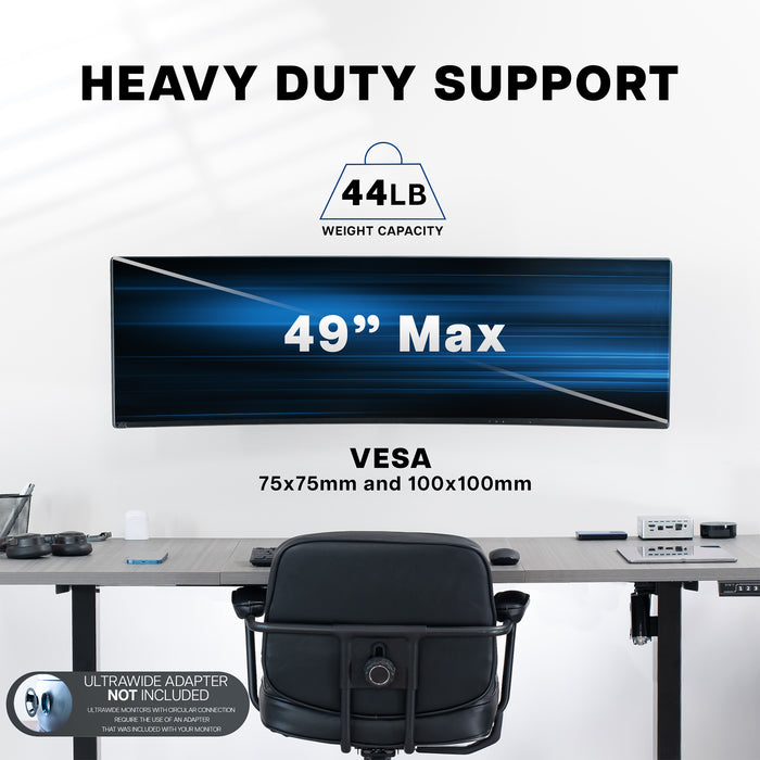 Ultrawide Monitor Wall Mount Bracket - Up to 49" Screens